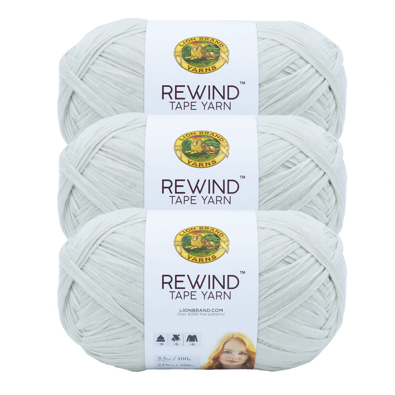 3 Pack Lion Brand® Rewind™ Tape Yarn Michaels